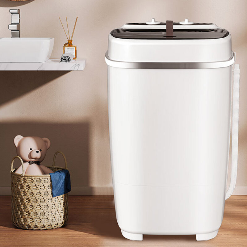 เครื่องซักผ้าขนาดเล็กกึ่งอัตโนมัติขนาดใหญ่เครื่องล้างและชะล้างแบบ all-in-one Ibu Dan Bayi ครัวเรือนพิเศษ