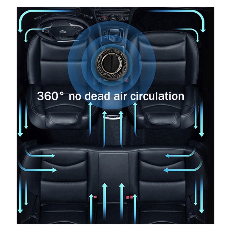 Difusor portátil de ABS para coche, Descongelador anticongelante Molecular electromagnético, Colonia, color negro, 2 piezas