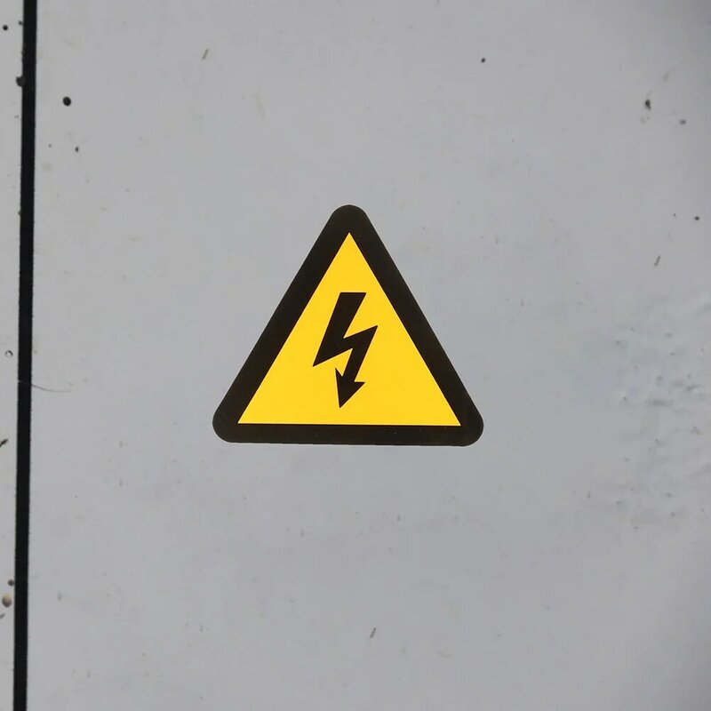 고전압 경고 전기 패널 라벨, 전기 충격 장비, 경고 라벨