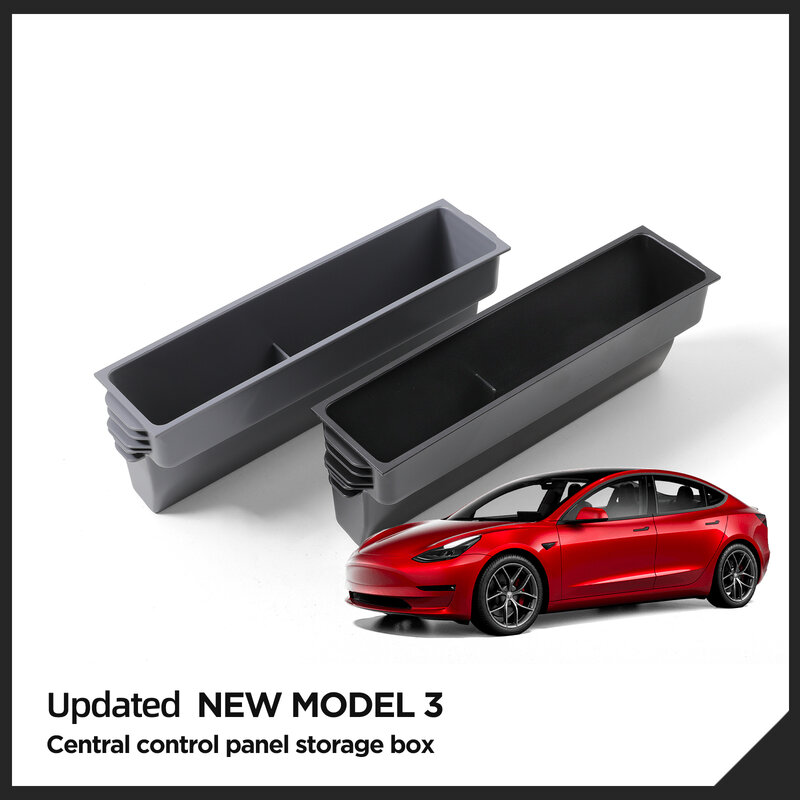 Für Tesla Modell 3 Central Control Aufbewahrung sbox Model3 Highland 2024 Mittel konsole Panel Aufräumen Organizer Autozubehör