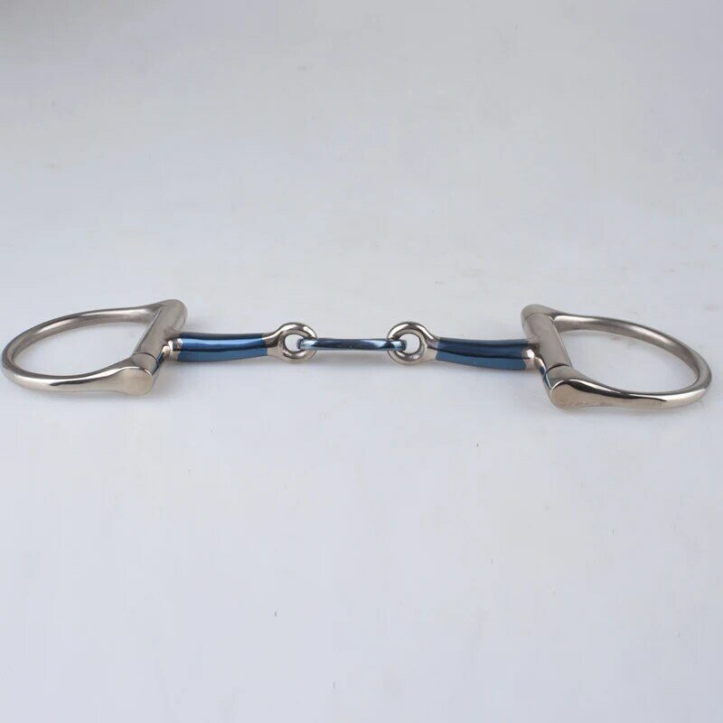 Cavassion-Snaffle Bit Length 13.5cm/14.5cm Equestrian Movable Ring Bit Horse Gag Bit when Coating Horse Mouth, Armature8209110