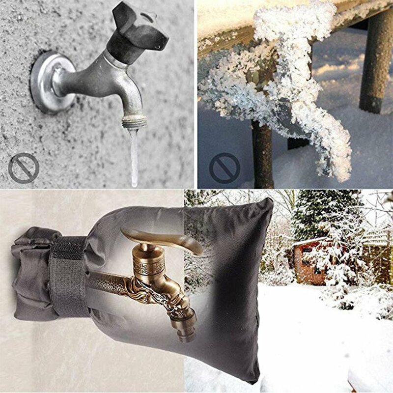 New Winter Waterproof Outdoor Faucet Cover Outside Garden Faucet Freeze Protection Sock Reusable Tap Protector Fast delivery