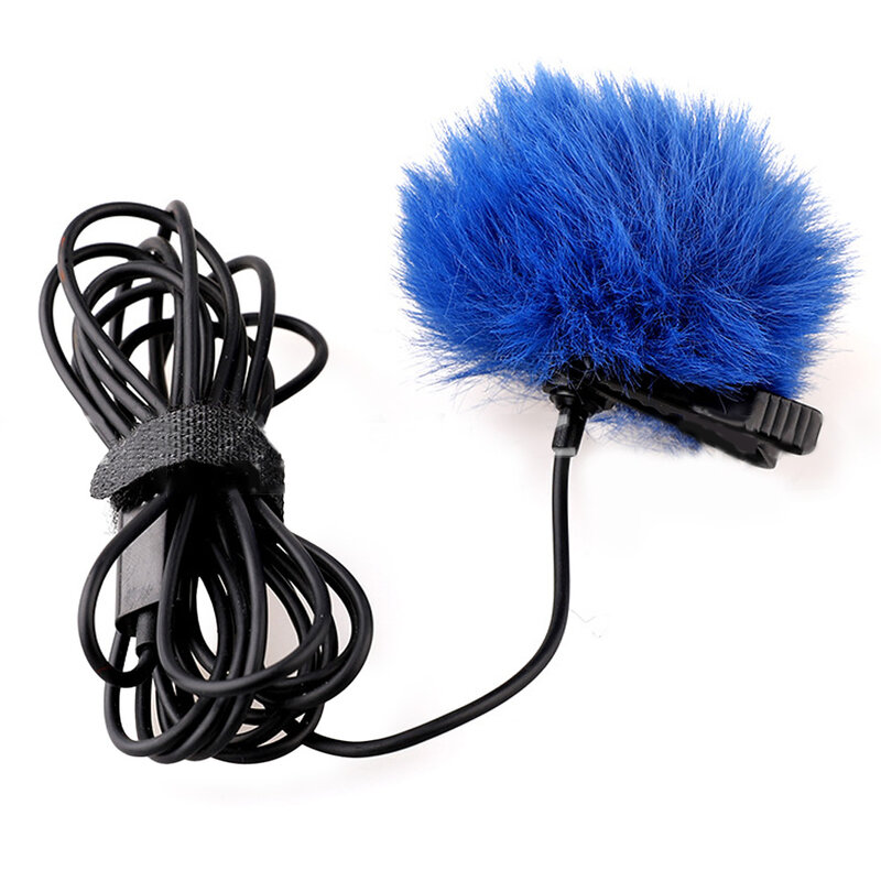 Outdoor Microphone Furry Windscreen Muff For 5-10mm Microphone Double Layer Fur Wind Cover Other Most Lapel Microphones