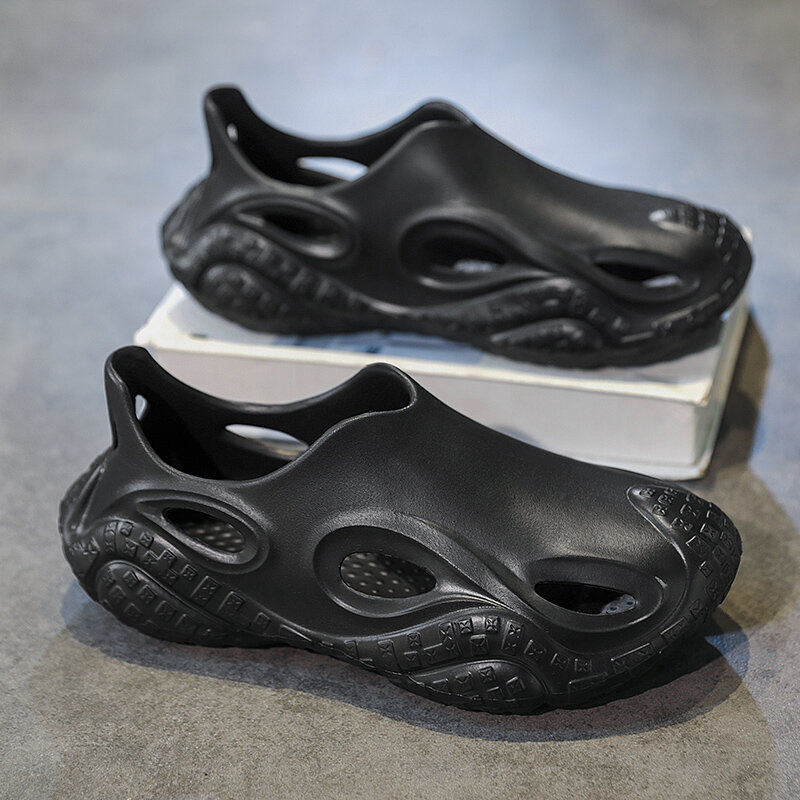 Męskie sandały pantofle gruba podeszwa wodoodporne letnie halowe kapcie sliaker męskie obuwie sportowe Casual darmowa wysyłka