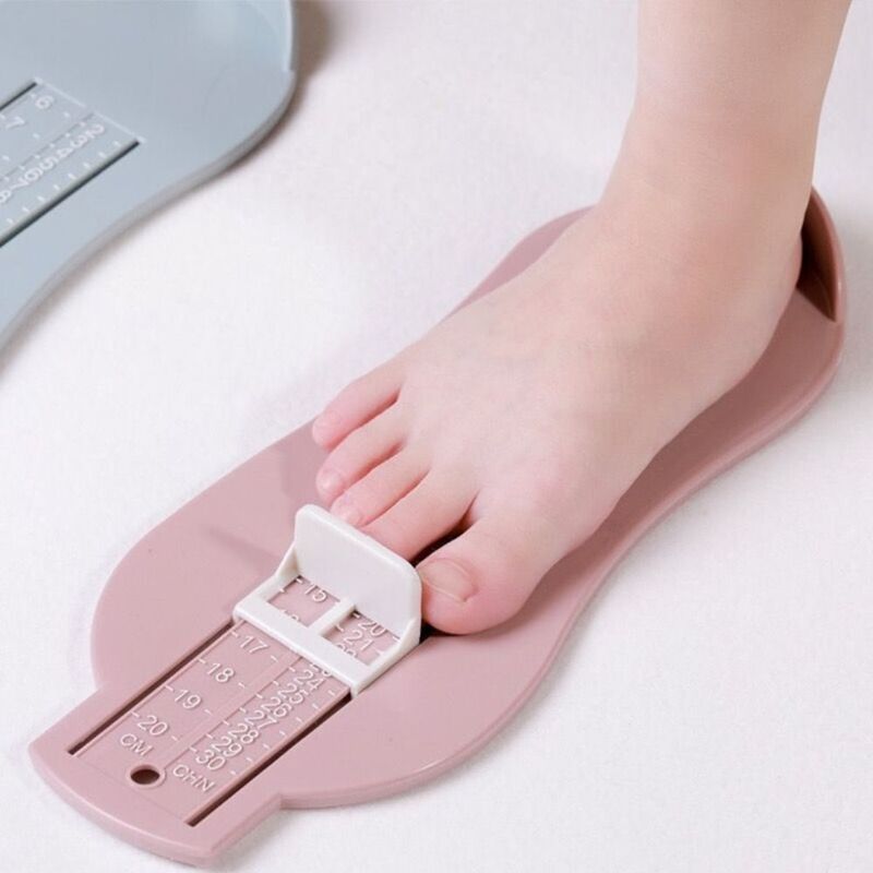 Alat pengukur kaki praktis, alat pengukur ukuran kaki anak plastik, alat ukur kaki jarak dapat disesuaikan
