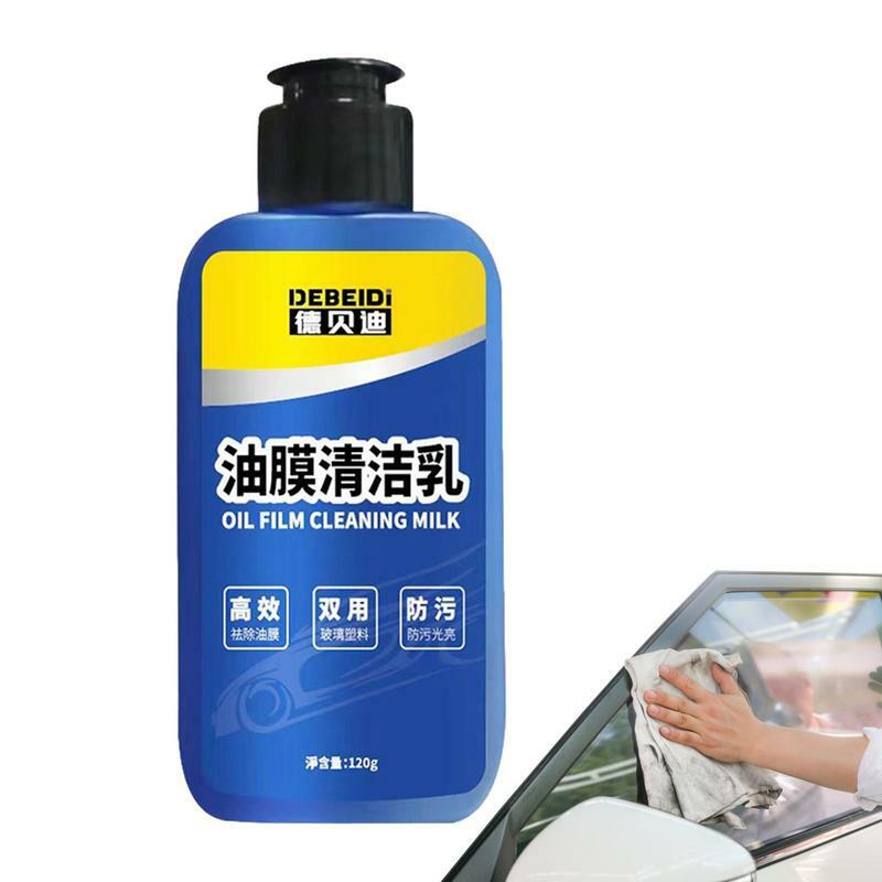 Rimozione della pellicola dell'olio detergente per parabrezza per auto Stripper per vetri antiappannamento detergente per parabrezza e occhiali elimina i rivestimenti sulle porte della doccia