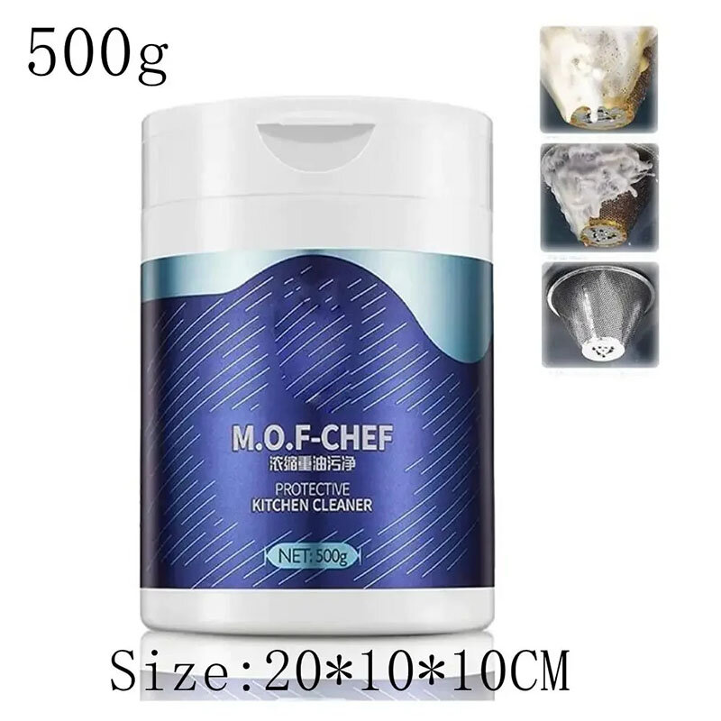 Heavy Greasy Dirt Cleaning Agent Blue Tidal Cow Decontamination Powder Kitchen Universal Strong Cleaning Essential Kitchenware