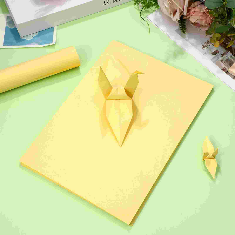 100 Sheets 70g A4 Size Printer Paper Printing Folding Paper Handcrafts Typing Papers Manual Cutting Craft Paper for