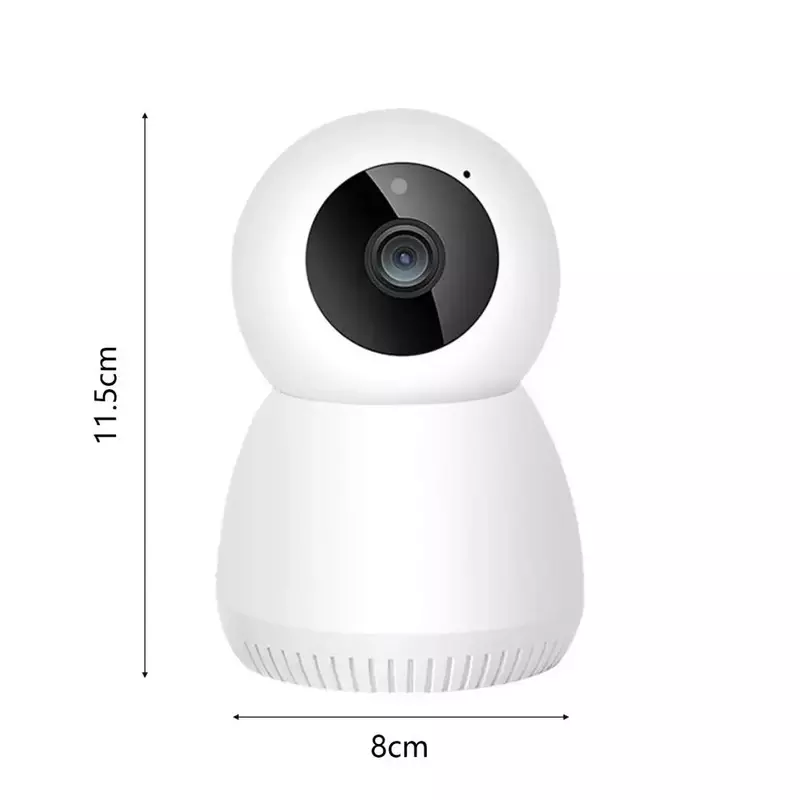 Mini Caméra de permission PTZ avec Mémoire de 6 000 Pièces, Dispositif de Sécurité, Utilisation Extérieure, Réseau WiFi, Grand Angle, Rotatif