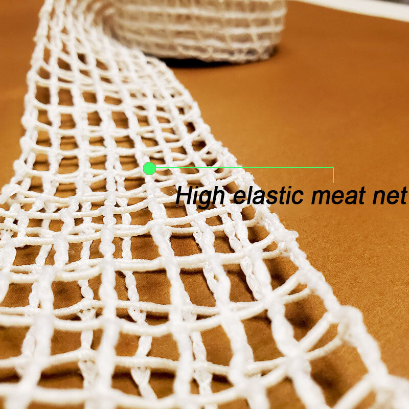 3/5/8m Meat Netting Roll Elastic Ham Sausage Net Hot Dog Sausage Packaging Net Kitchen Accesories Cotton Meat Net Cooking Tools