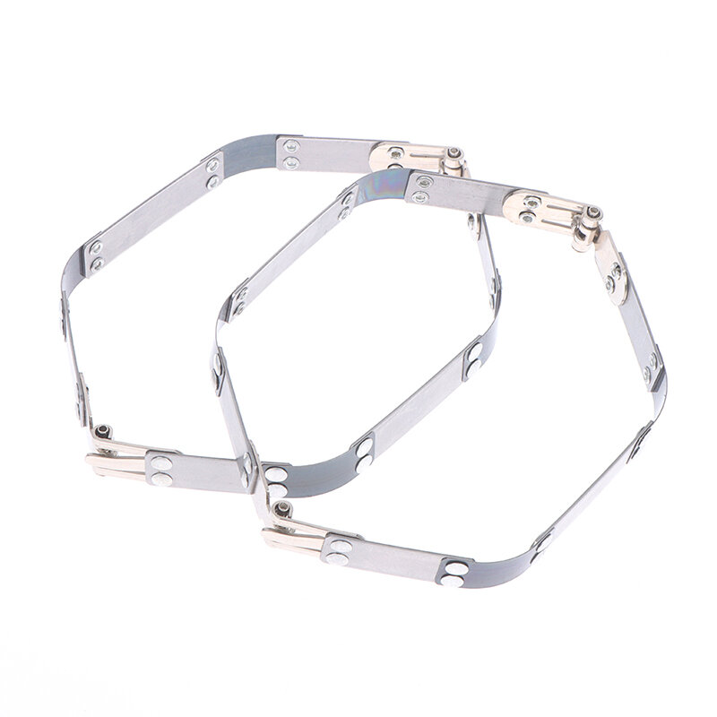 1 bolsa de piezas con cierre de resorte flexible, marco flexible interno de Metal, accesorios para montura de monedero