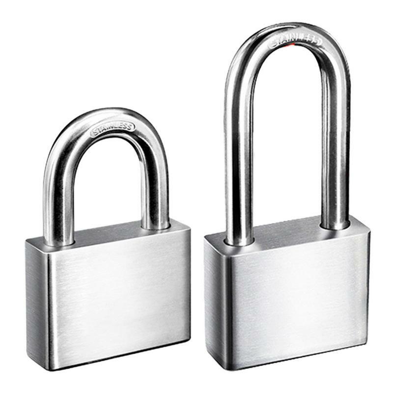 Anti-Rust Pad Lock para Gate, Gym Locker com chaves, cadeado com chave, seguro, Hasp, portão, cerca, Anti-Rust