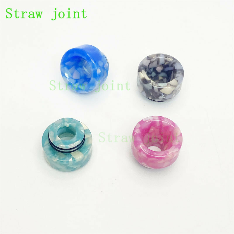 Straw Joint 1PCS/10PCS 810 Random Color Resin Straw Joint Suction Straw