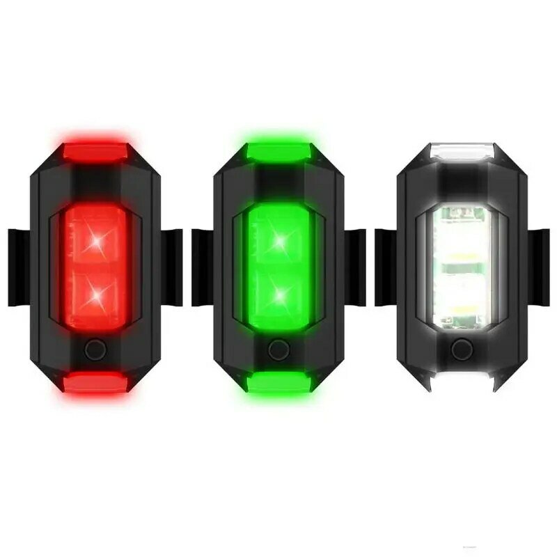 Bicycle Flashing Taillights 7 Color Bike Drones Aircraft Light Model Remote Control Car Warning Lamp Rear Light Usb Charging