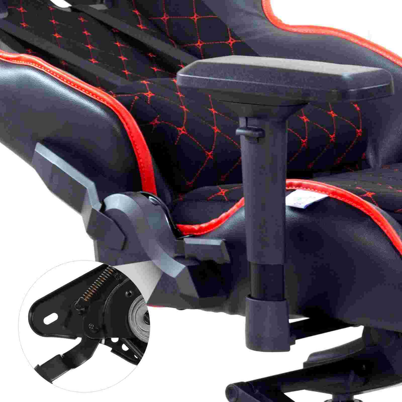 Asiento reclinable blanco, ajustador de ajuste de ángulo de 180 grados, accesorios deportivos, sillas de carreras, respaldo giratorio para campamento