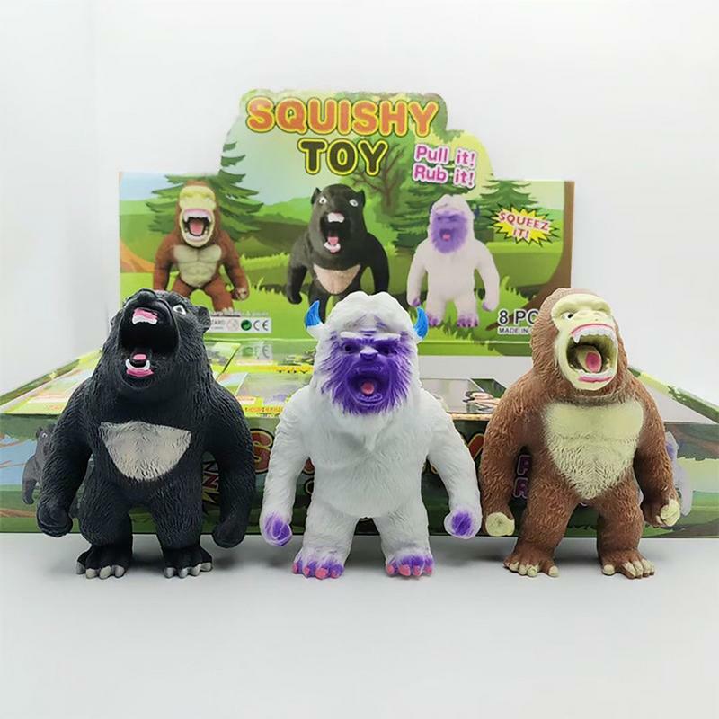 Stretchy Animal Toys Stretchy Creative Animal Figure Stress Relief Toy Random Style Open Mouth Animals Tricky Toys For Easter