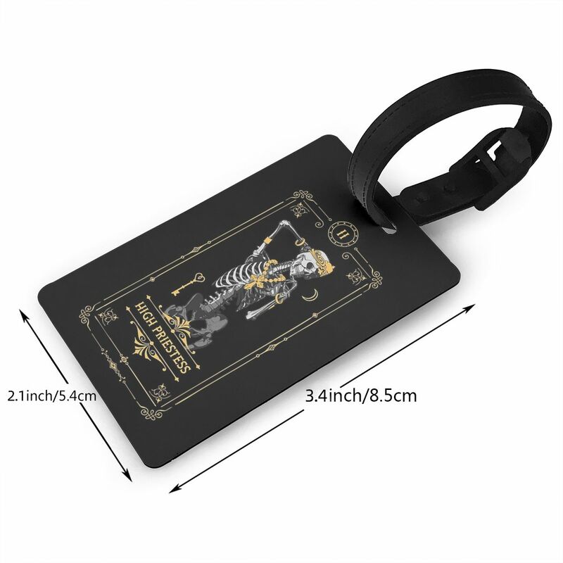 Reader X Tarot Card Luggage Tags Suitcase Accessories Travel Fashion Baggage Boarding Tag Portable Label Holder ID Name Address