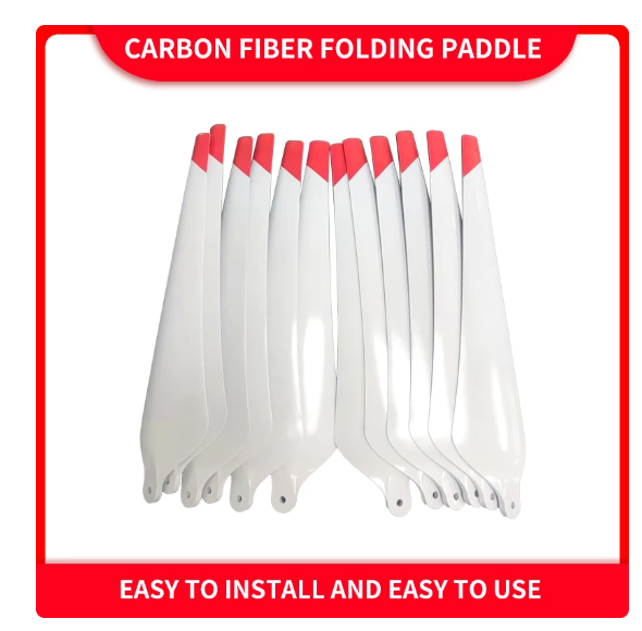 12 Pieces T30 R3820 for Drone Folding Paddle White R3820 Carbon Material Fertilizing Agriculture Plant Protection UAV Wing