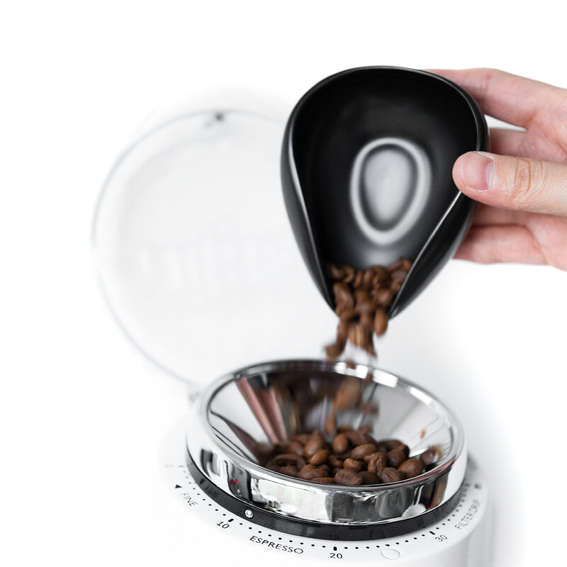 Mangkuk dosis biji kopi dan semprot, Aksesori kopi Espresso untuk Barista Tuang di atas alat kopi