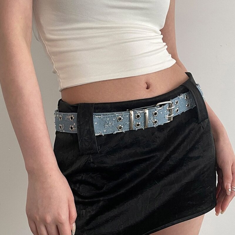 adolescentes cinto fivela pino alças cintura ajustáveis ​​para vestidos camisa m6cd