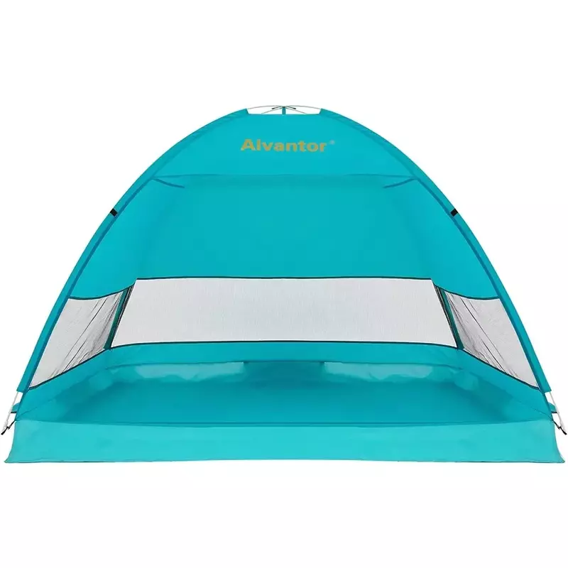 Tenda Pop Up pantai payung matahari portabel, tenda peneduh mendaki berkemah gratis ongkos kirim perlengkapan perjalanan