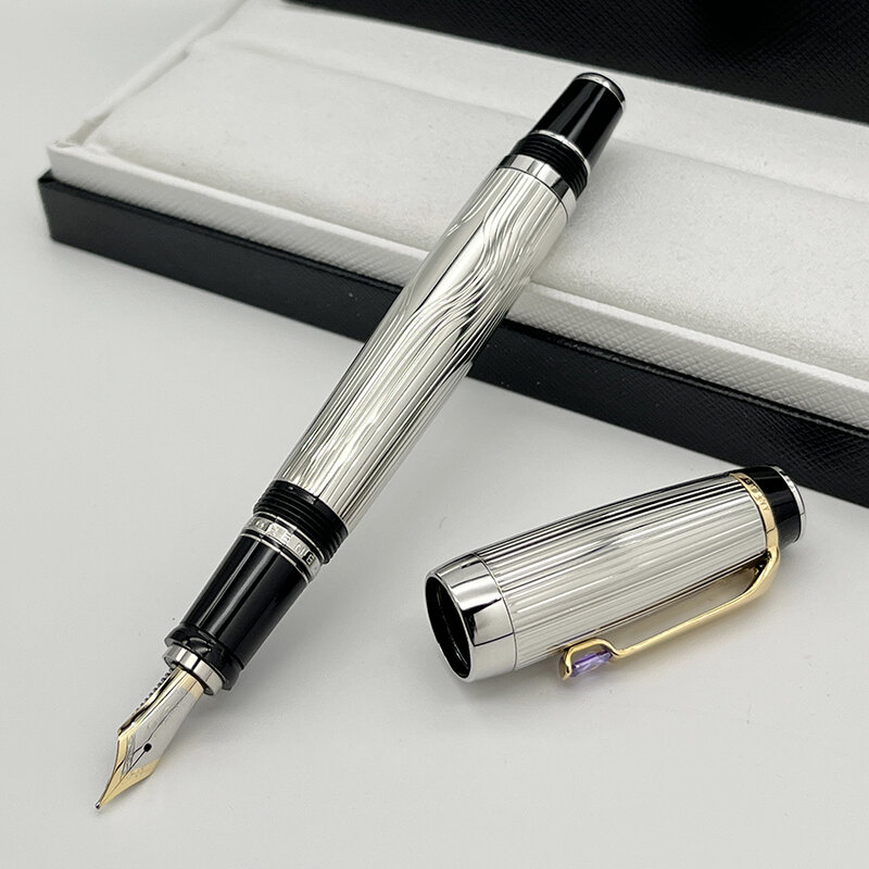Шариковая ручка YAMALANG в богемском стиле, металлический дизайн, гелевые чернила, камень, перьевой, офисные принадлежности