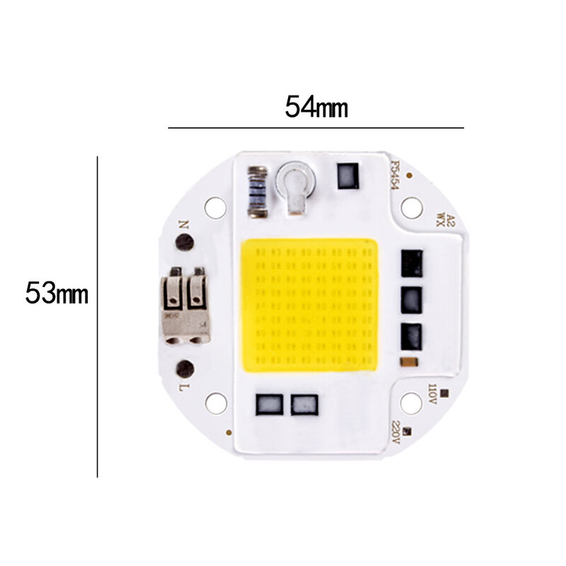 Chip LED COB de 50W, 70W, 100W, 220V, diodo sin soldadura para proyector, sin necesidad de controlador, luz para plantas, nuevo tipo