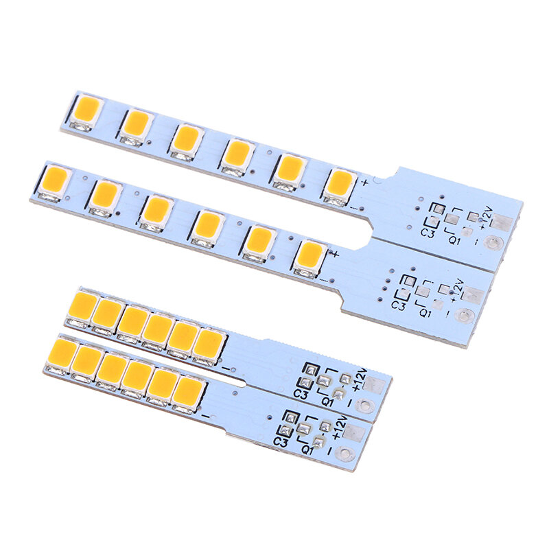 2Pcs Led Flame Flash Candles Diode Light lamp board PCB Decoration Light Bulb Accessories Binking Imitation Candle Flame DIY