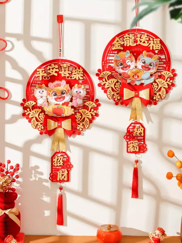 New Year decoration blessing pendant Spring Festival New Year hanging decoration living room scene layout supplies
