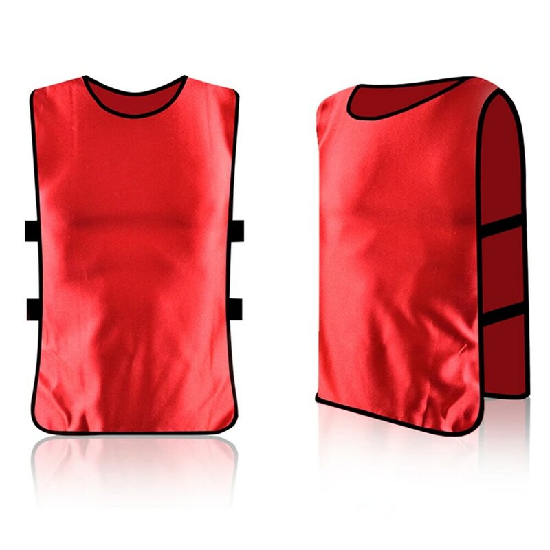 New Practical Quality Vest Football Rugby Training 12 Color Jerseys Lightweight Loose Fitment Polyester Soccer