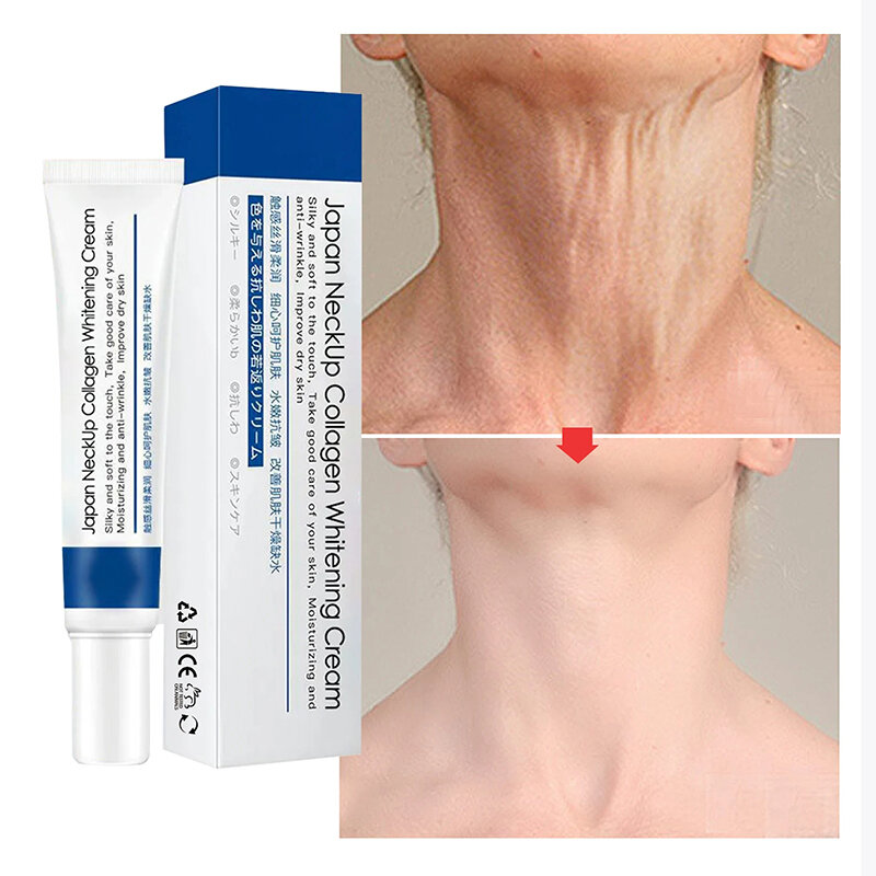 Neck Lines Protein Cream Moisturis Nourish Lift Neck Eliminate Double Chin Eliminate Neck Fine Lines Anti-ageing Rejuvenation