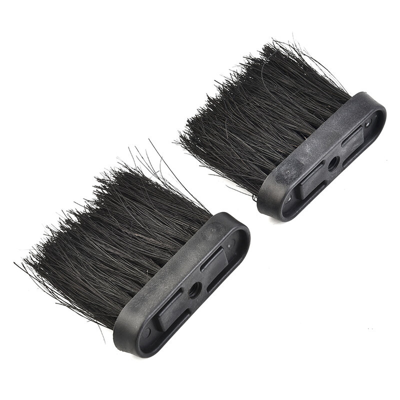 2pcs S/m Fireplace Brushs Oblong Replacement Spare Hearth Brush Head Refill For Companion Sets Stoves Accessories