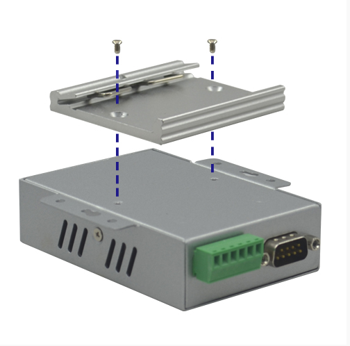 Repetidor fotoelétrico dos dados do isolamento da classe industrial, receptor do realce do sinal, fixado na parede, RS-485 422, ATC-109N