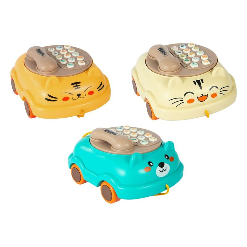 Детский телефон музыкальная игрушка для когнитивного развития, игрушка Монтессори для детей, подарок для раннего развития, креативный подарок для 3-летнего мальчика