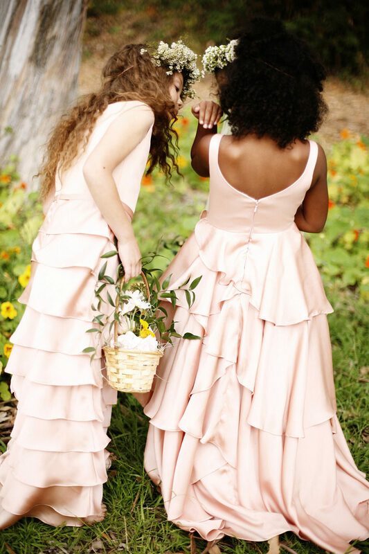 Satin Junior Bridesmaid Dresses 2022 Girl Party Dress For Wedding Платья для подружек невес First Holy Communion Prom Dresses
