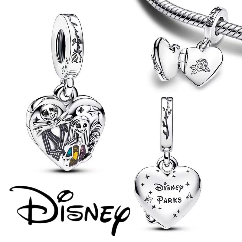 Disney The Nightmare Before Christmas Charm Fit Pandora Charms Silver 925 Original Beads Charm for Pendant Jewelry Gift