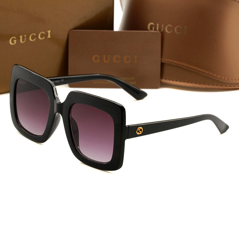 2024 Fashion Sunglasses Men Sun Glasses Women Metal Frame Black Lens Eyewear Driving Goggles UV400 B44