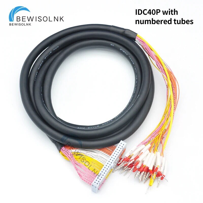 Connecting cable IDC 400 cores loose cable with numbering tube SM-IDC40-1.5M-GD SM-IDC40-2.0M-GD crimp type