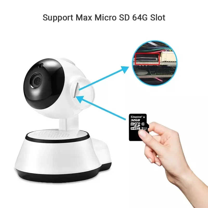 Камера видеонаблюдения V380 Pro HD умная Беспроводная с функцией автоматического отслеживания