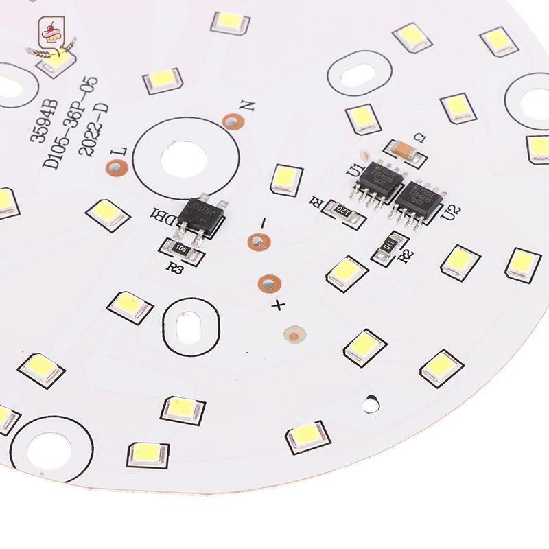 Cuentas de lámpara redondas para bombilla, 3W, 5W, 7W, 9W, 12W, 15W, CA 220V-240V SMD, blanco frío y cálido, sin necesidad de controlador, Chip LED