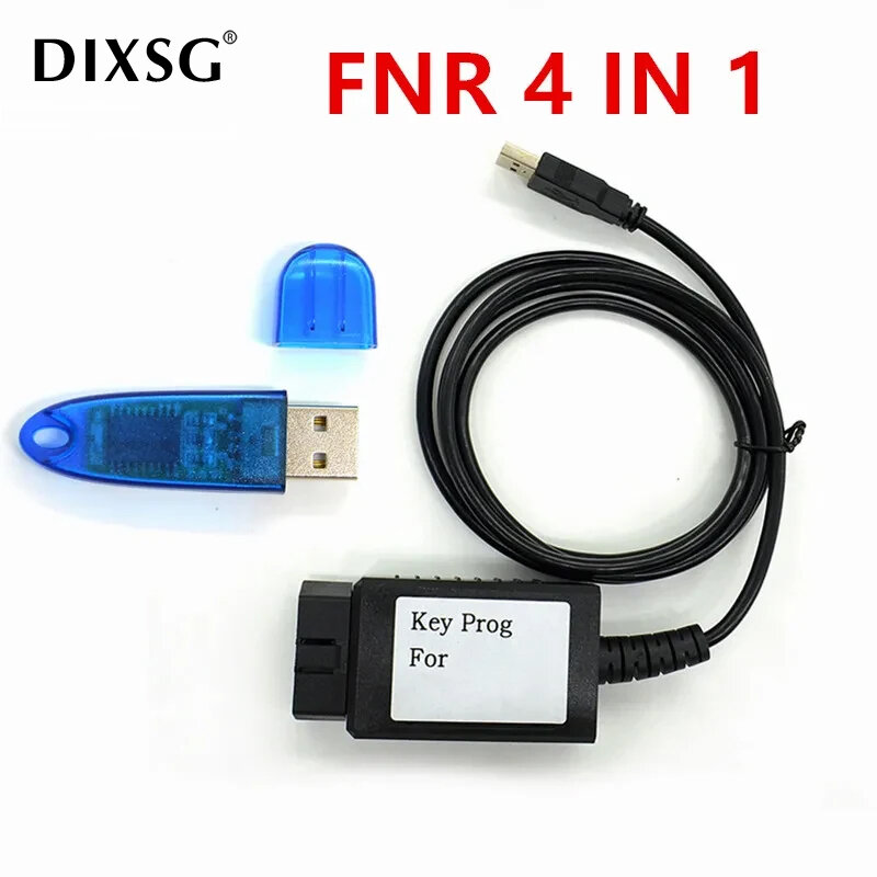 FNR Key Programmer FNR 4 IN 1 USB Dongle program kendaraan untuk f-ord/ni-san/Renault Key Prog 4-IN-1 dengan kunci kosong 2023 terbaru