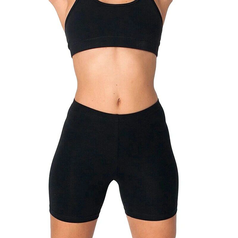 Shorts esportivos sem costura para mulheres, leggings para jogging, magro, elástico, push up, motociclista, novo, verão