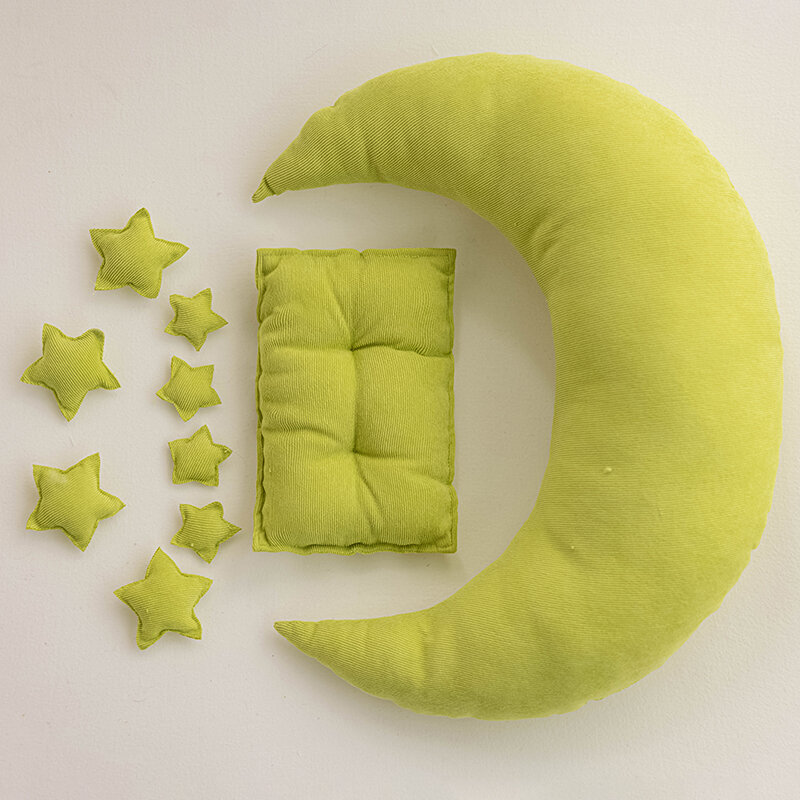 Newborn Photography Prop Star Moon Soft Pillow Posing Props  Decoration Cushion for Baby Studio Shooting Assist Accessories