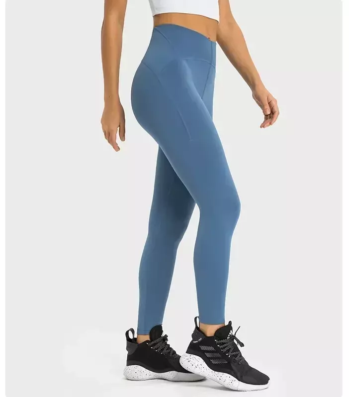 Zitrone Frauen vermitteln Yoga Sport Leggings hohe Taille Fitness Fitness Sport hose Kleidung Outdoor Jogging Tennis Trainings hose