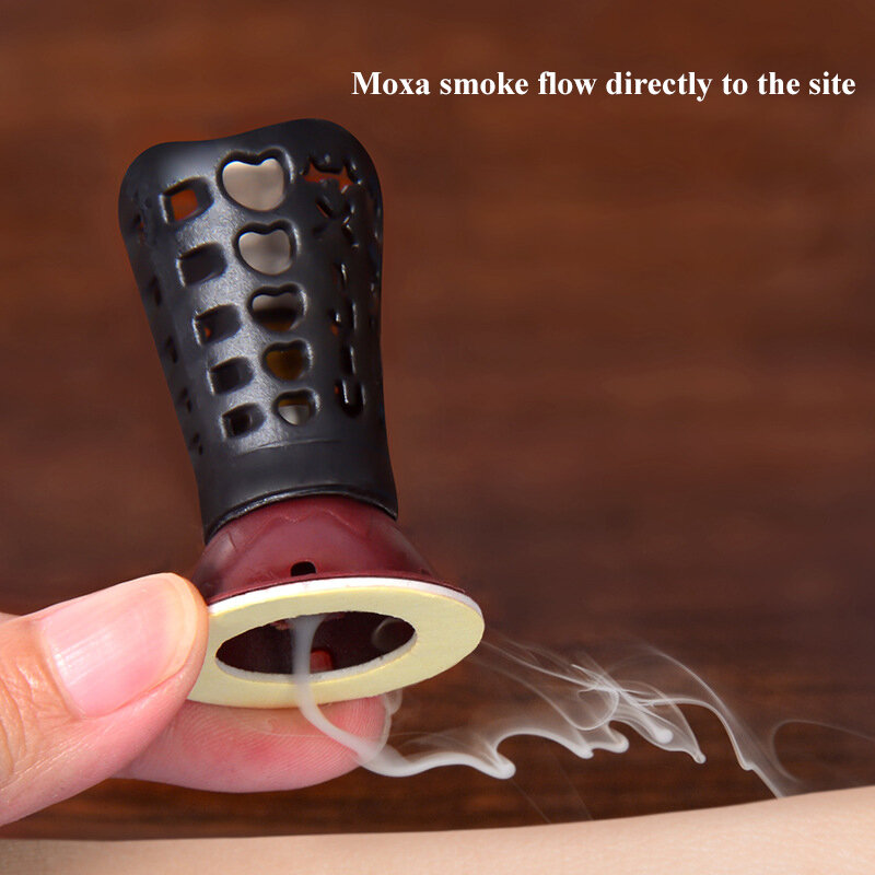 50 pz/scatola rotolo di Moxa adesivo per moxibustione cinese terapia riscaldamento punto di agopuntura meridiano massaggio caldo del corpo sollievo dal dolore