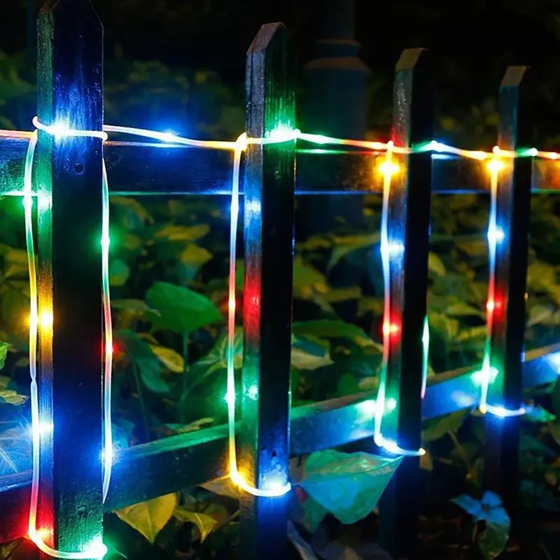 Luzes LED String com controle remoto, 8 modos de iluminação, quarto, festa de jardim, casamento, Natal, 16ft, 50LED, 32 pés, 120LED, 65.6FT, 200LED
