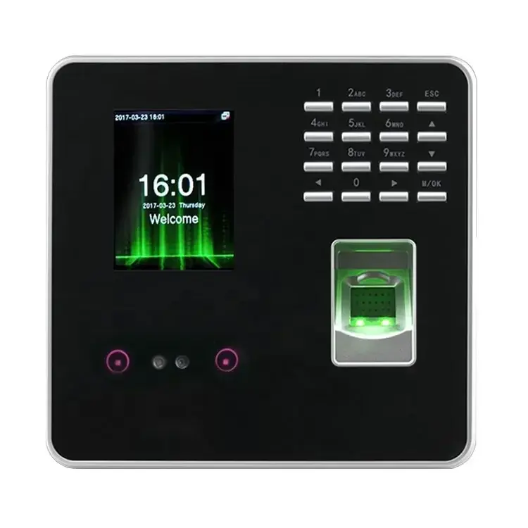 ZK MB20 perangkat lunak cerdas, mesin absensi wajah biometrik dengan kontrol akses pengenalan sidik jari, perangkat lunak gratis