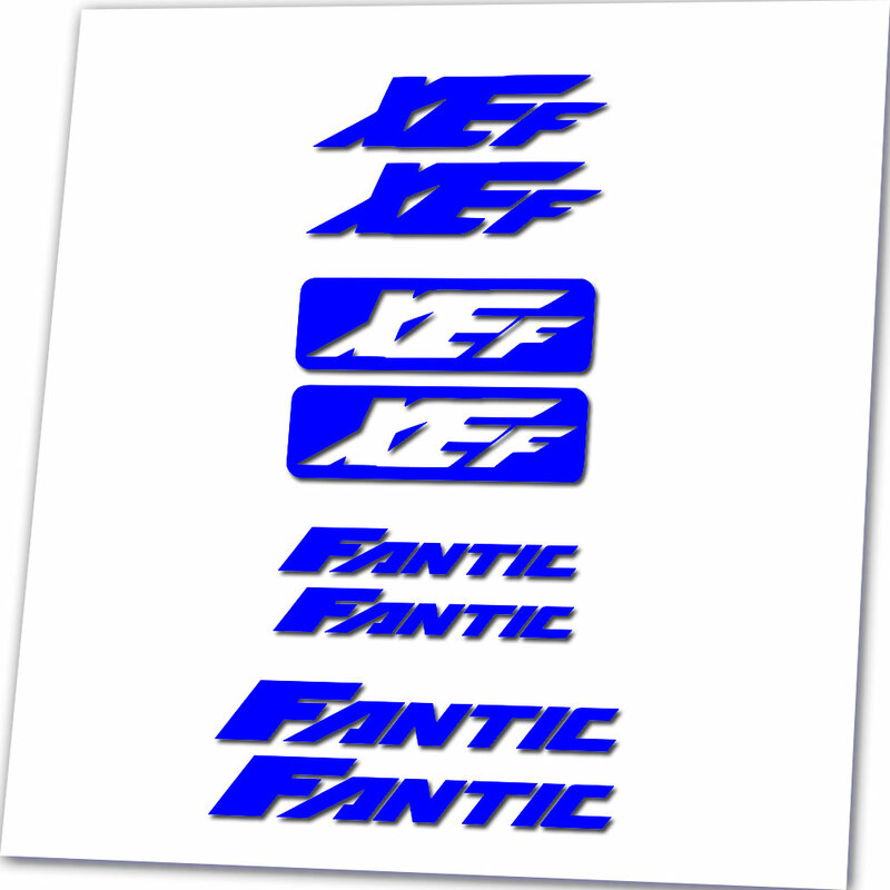 Cocok untuk Fantic xef Kit stiker Decal vinil potongan dadu grafis sepeda motor