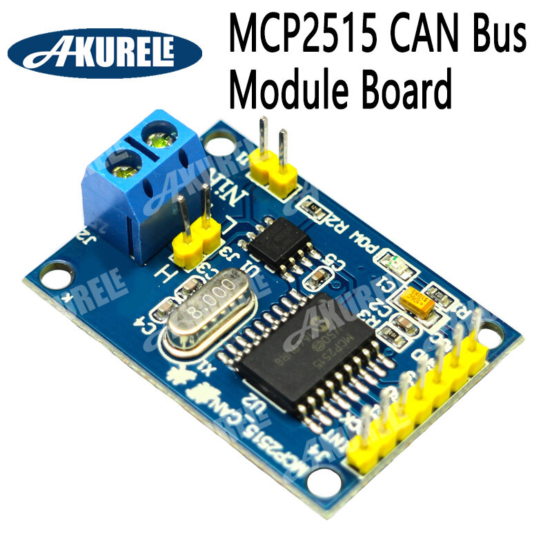 MCP2515 CAN Bus وحدة المجلس TJA1050 استقبال وحدة SPI بروتوكول ل 51 MCU ARM تحكم مجلس التنمية
