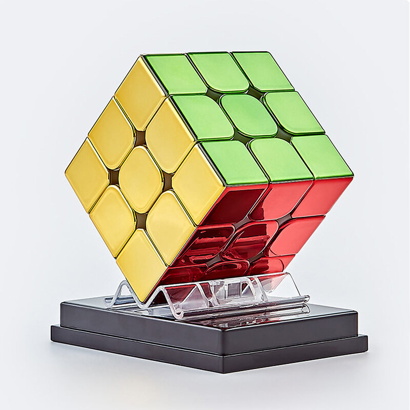 Plating 3x3x3 Magnetic Magic Cube 3x3 Professional Speed Puzzle 3×3 Children's Fidget Toy Cubo Magic Cube Puzzl Magic Cubes
